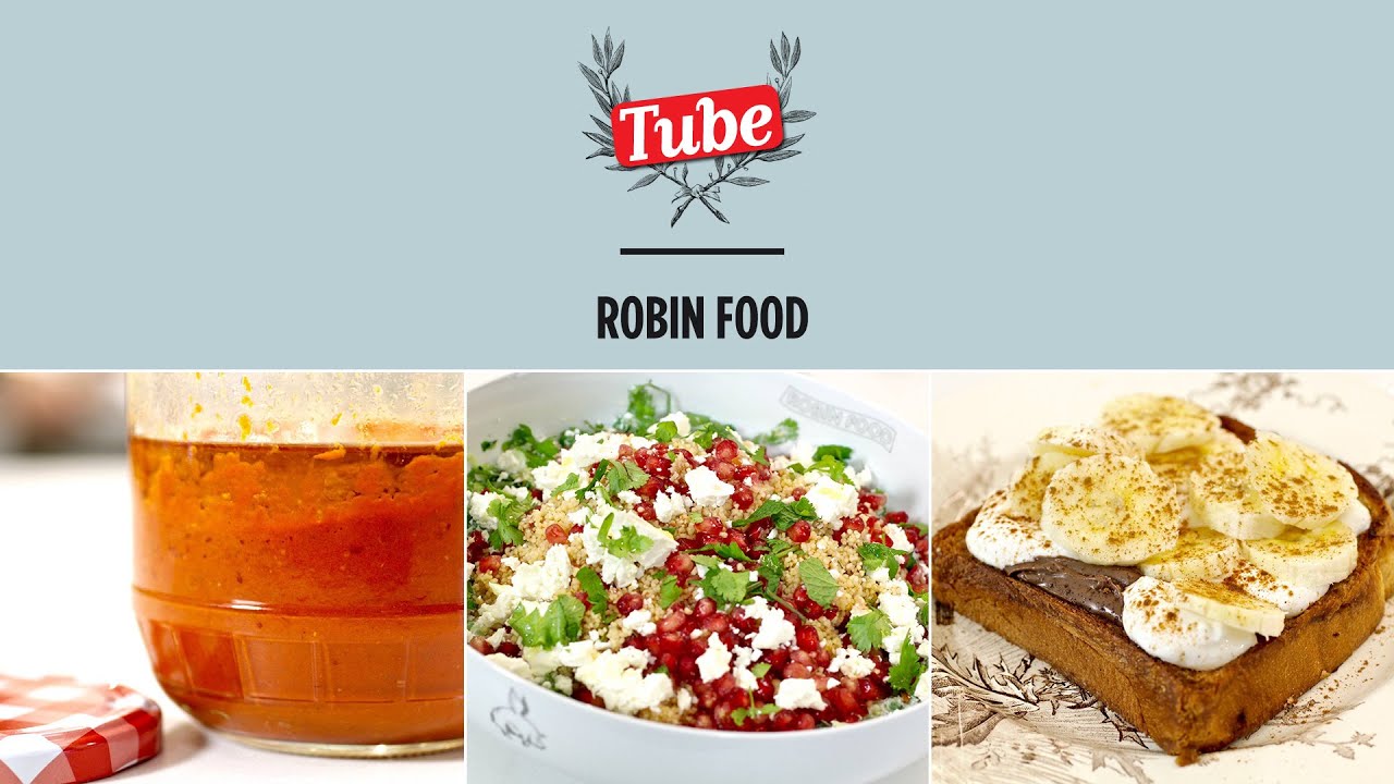 ROBINFOOD / Harissa + Ensalada de sémola “jaibibi” + Tostada de plátano y nutella
