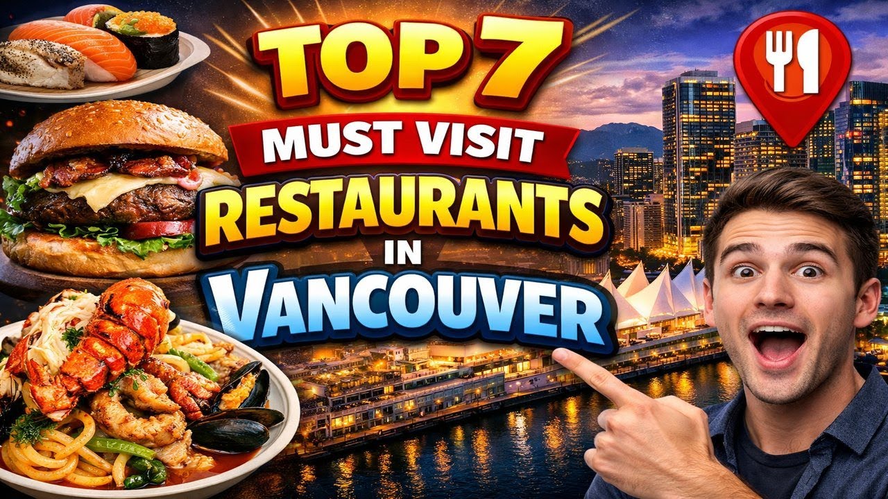 Top 7 Restaurants You Must Visit in Vancouver Canada 🇨🇦