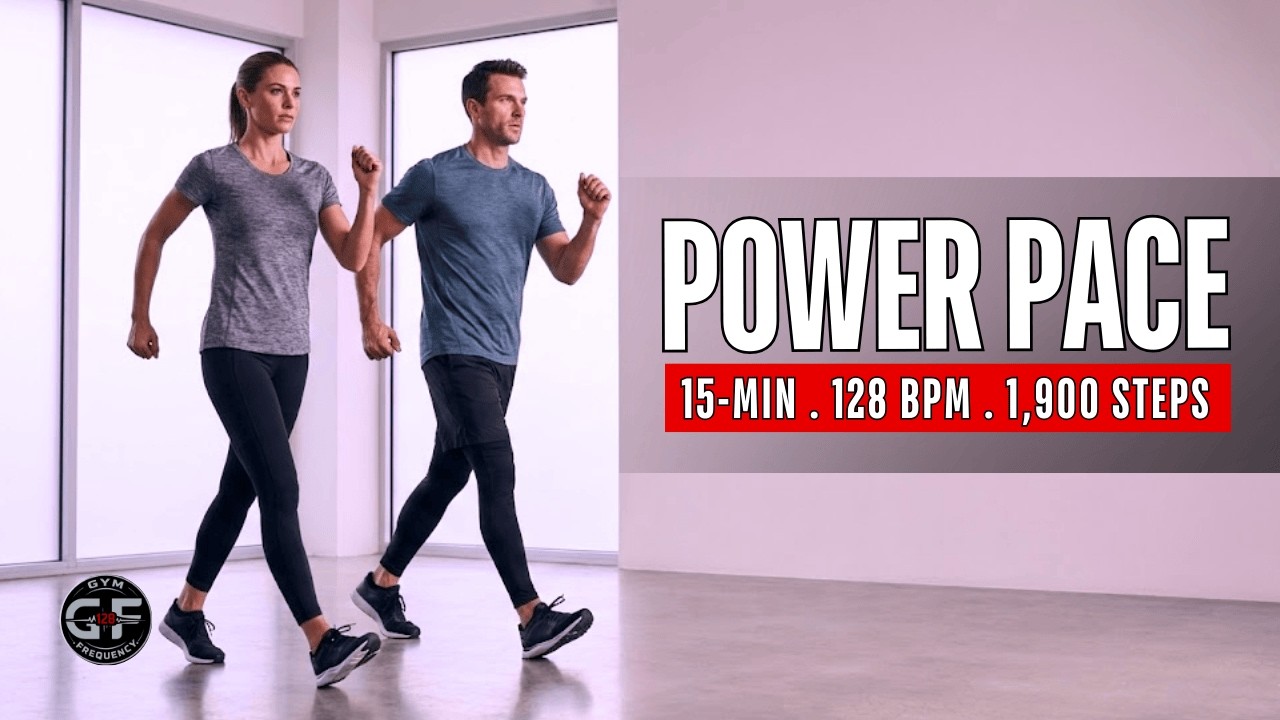 15-Min 128 BPM Tech-House Power Pace Workout Mode