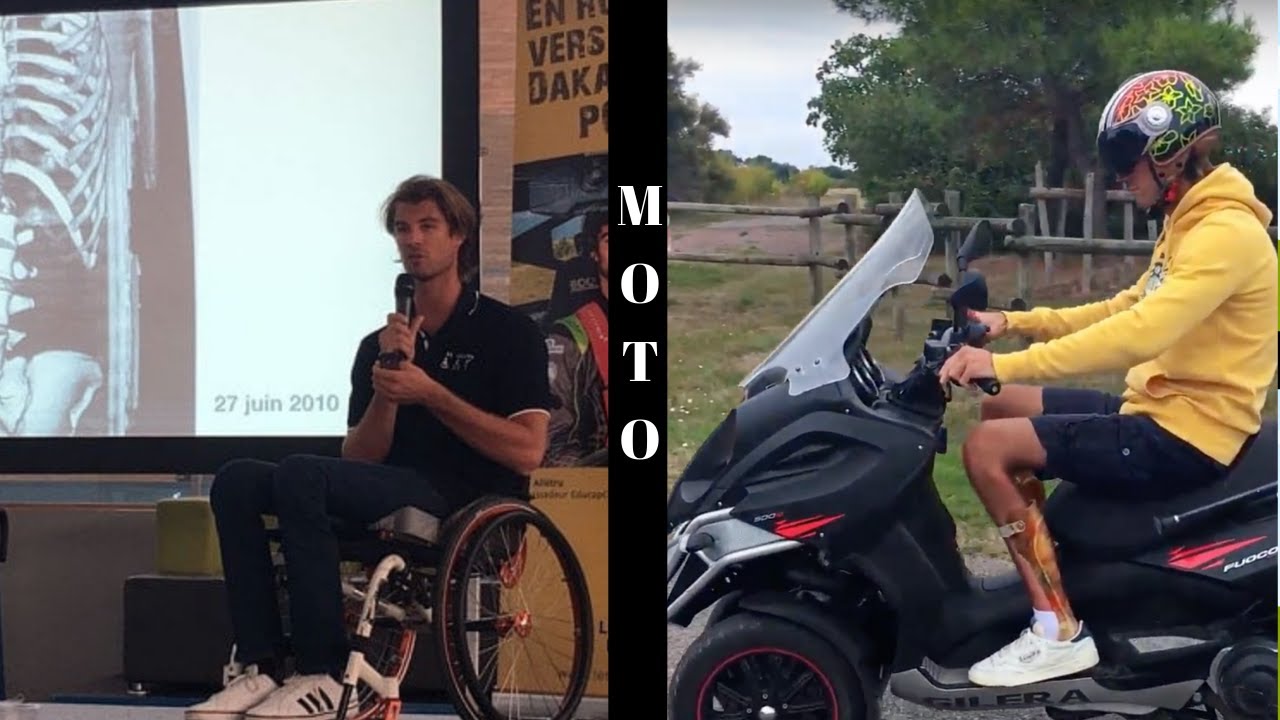 Faire de la moto en étant paraplégique ? C'est possible !
