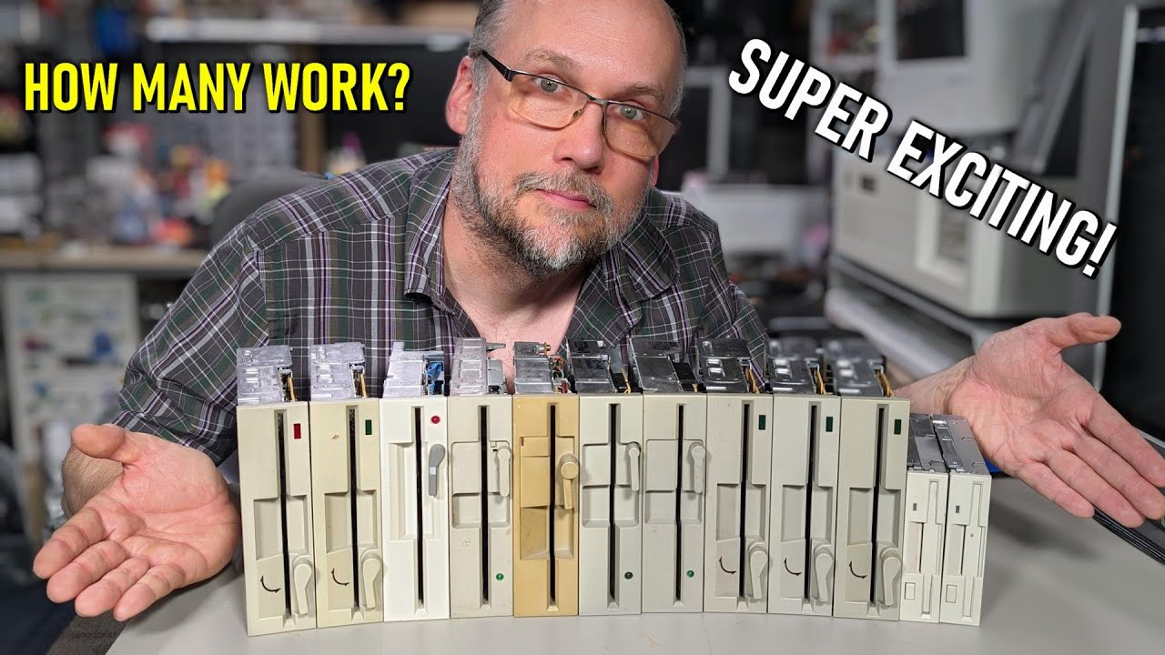 Testing 12 mystery PC floppy drives