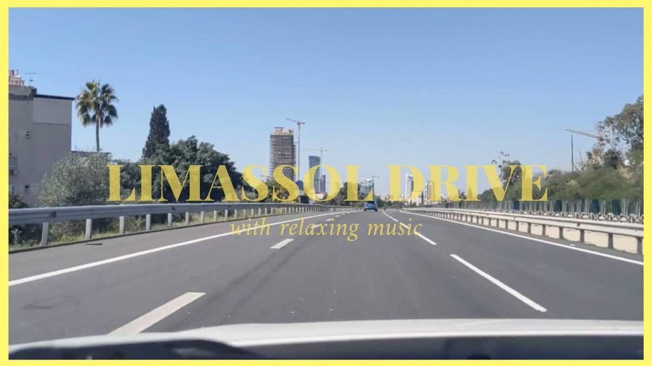 【60fps POV】Driving through Limassol (Cyprus) with relaxing music