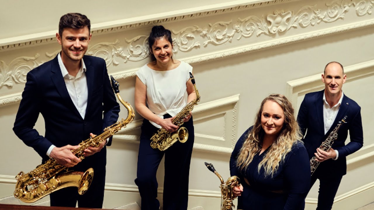 Immerse yourself in the dynamic sounds of the Ferio Saxophone Quartet