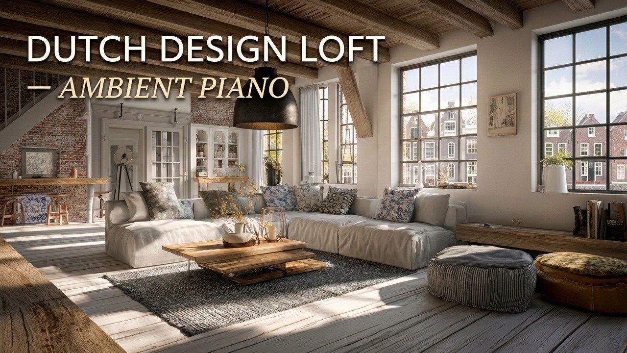 DELFT BLUE DUTCH LOFT — RELAXING AMBIENT PIANO — THE LOFT FREQUENCY