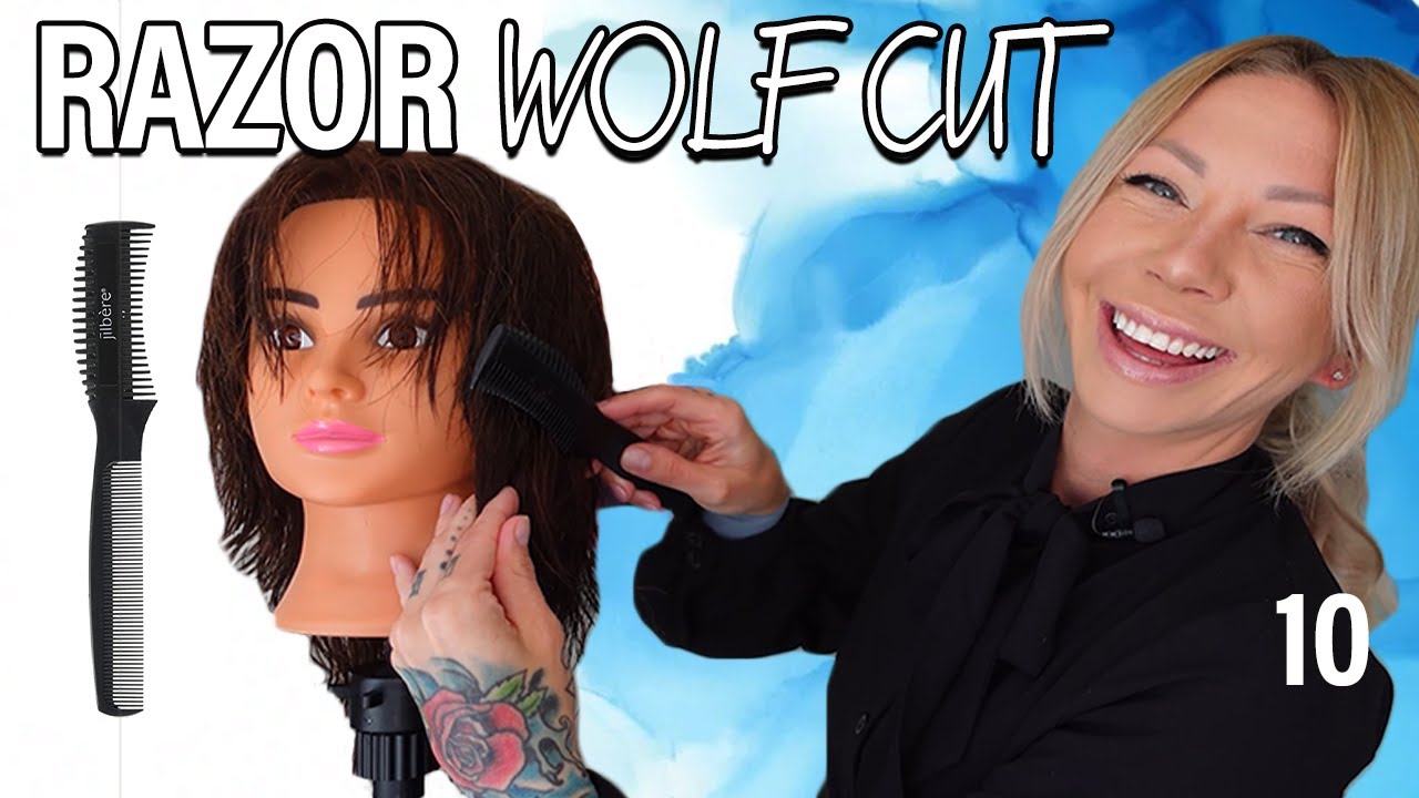 quick & easy shag / mullet / wolf cut with a razor