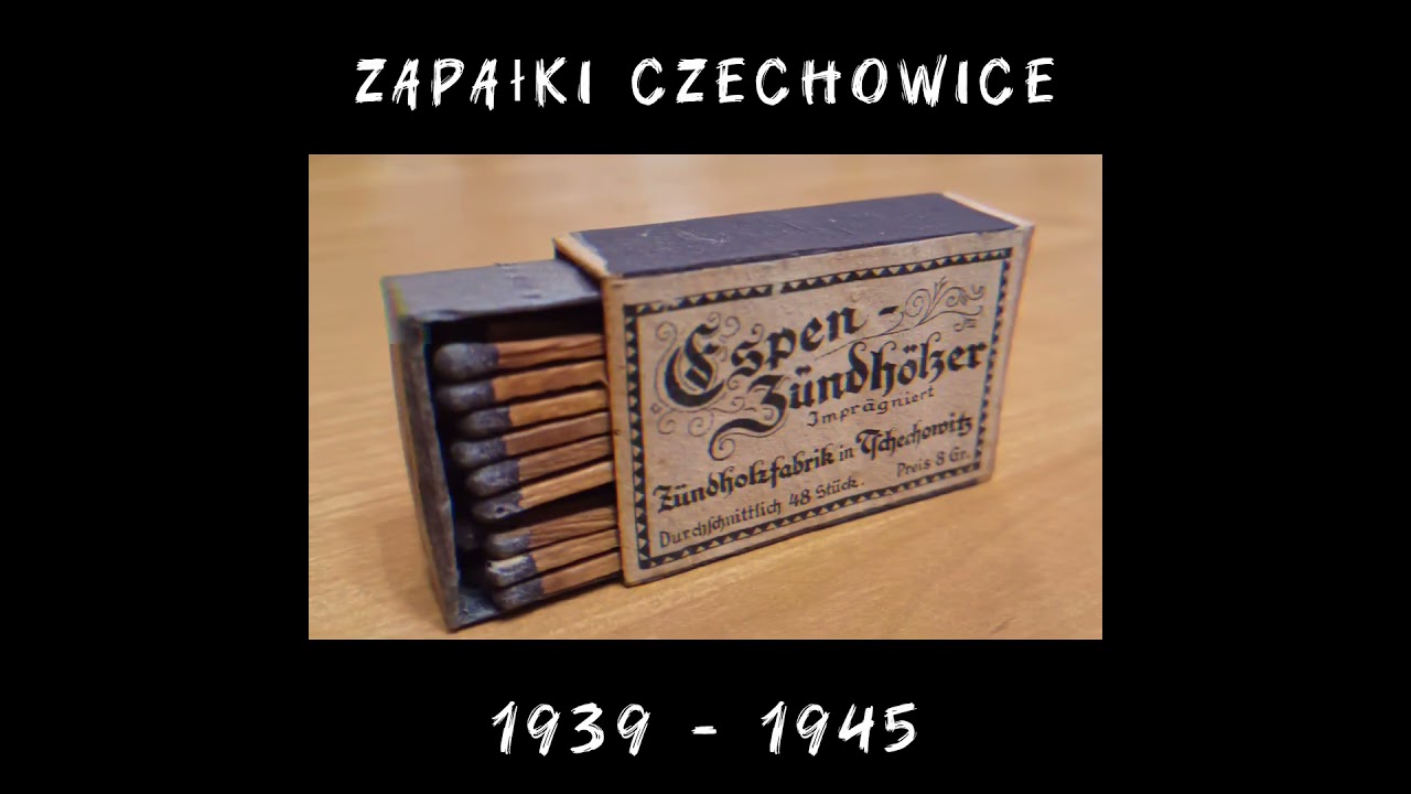 Etykiety zapałczane Czechowice 1939-1945 Espen zündhölzer