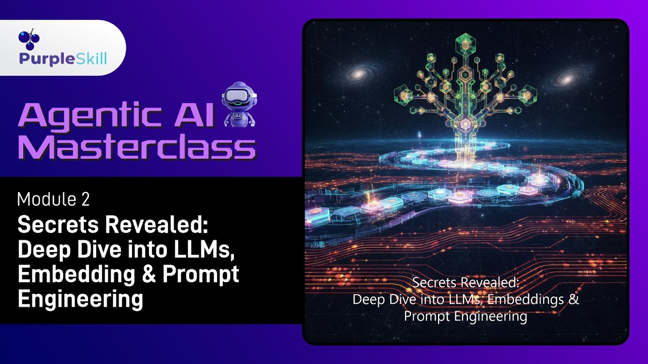 Module 2: Agentic AI : Deep Dive into LLMs, Embeddings & Prompt Engineering #promptengineering