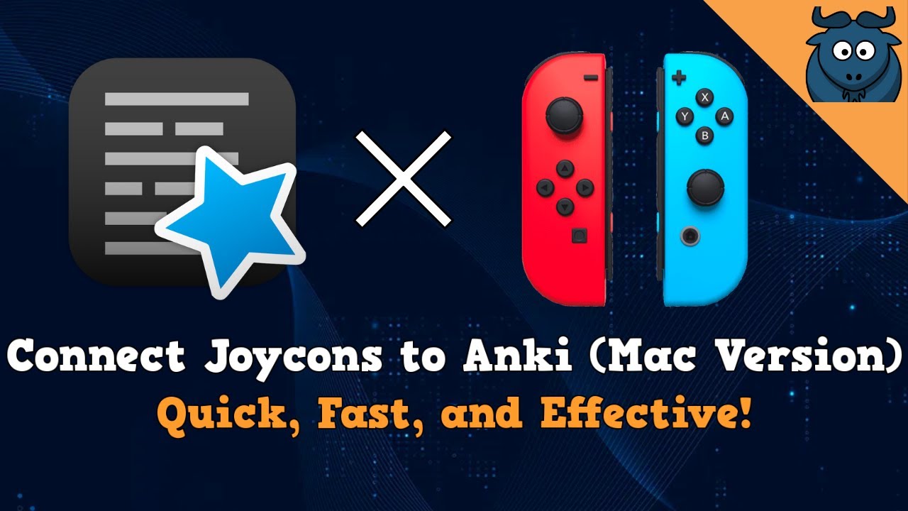 Подключите Nintendo Joy-Con к Anki: Mac Edition через Contanki