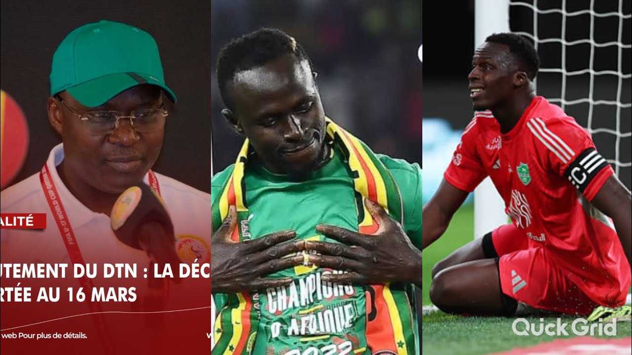 Dernier match de Sadio Mané connu! Le nouveau DTN des Lions acté! sale soirée pour Édouard Mendy...