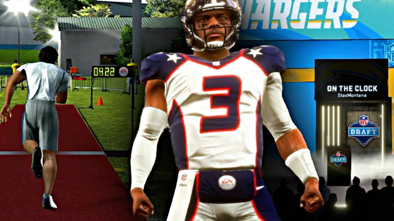 MADDEN 19 CAREER MODE - SUPERSTAR QB GETTING DRAFTED 1ST OVERALL! FASTEST QB 40 TIME EVER!