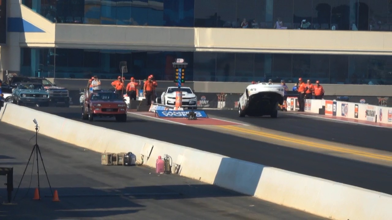 NHRA Stock Eliminator at zMax Dragway 4-Wide Nationals(September) Rd.1-Qtrs