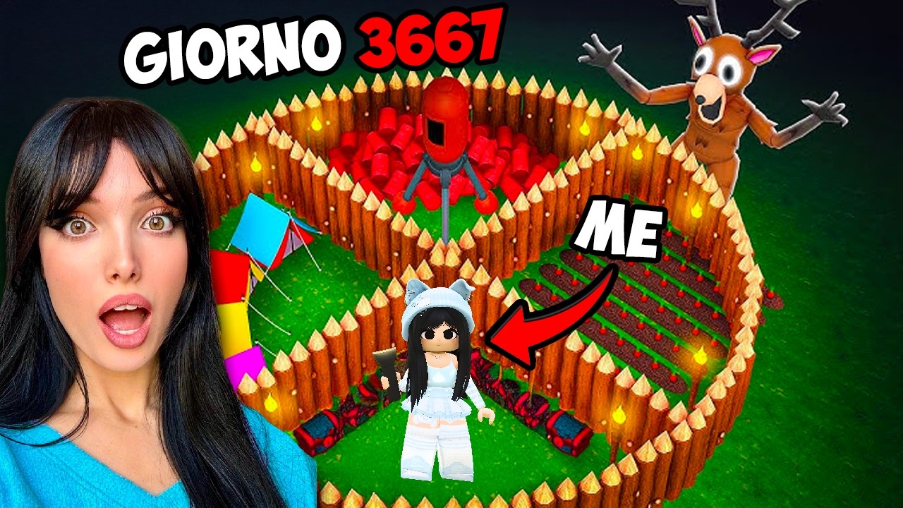HO COSTRUITO la BASE NATALIZIA PIU' SICURA DI 99 NOTTI!! ROBLOX ITA