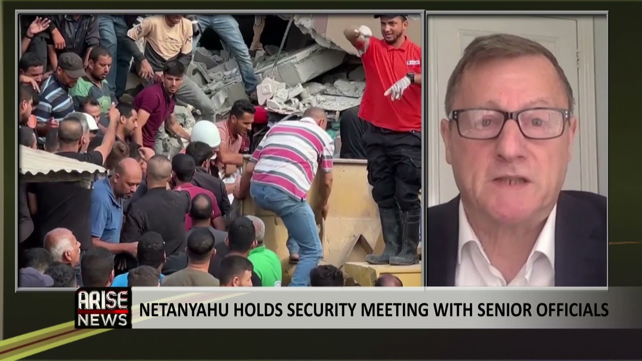 Israeli/Hamas Crisis: Netanyahu Holds Security Meeting With Senior Officials - John Cookson