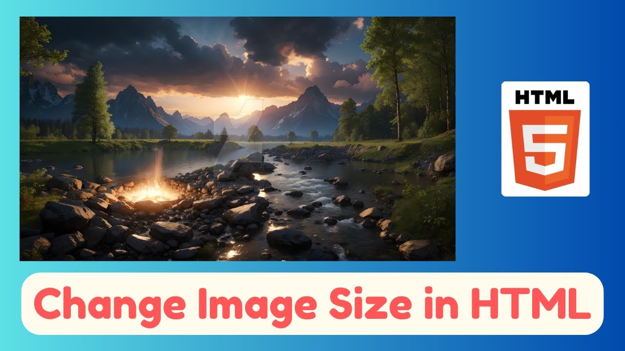 How to Change Image Size in HTML