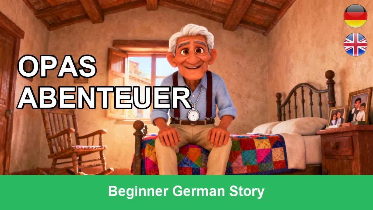 LEARN GERMAN with Easy Story for beginners – Las Aventuras del Abuelo (A1-A2)