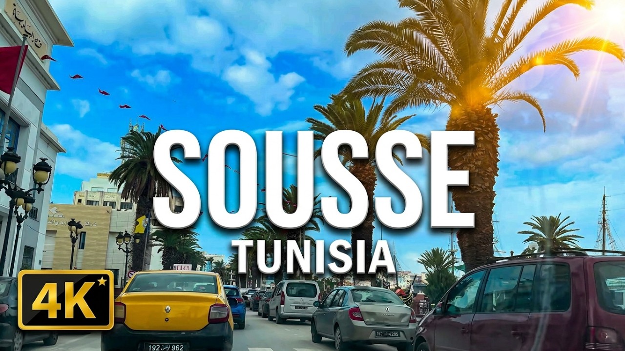 Sousse 🇹🇳 | Driving Tour 🚗✨