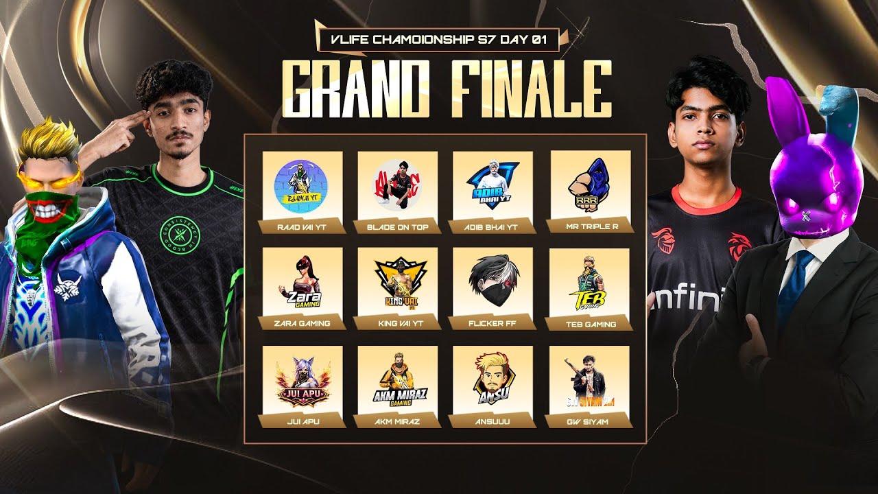 [🔴LIVE] VLIFE ESPORTS CHAMPIONSHIP S-7 | GRAND FINAL DAY-01 | FREE FIRE@raadvaiyt829 @Blade_On_Top