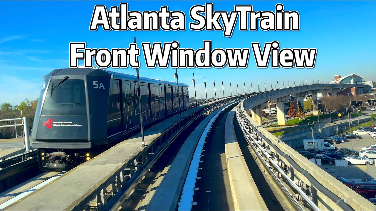 ⁴ᴷ⁶⁰ Front Window View - The Atlanta SkyTrain