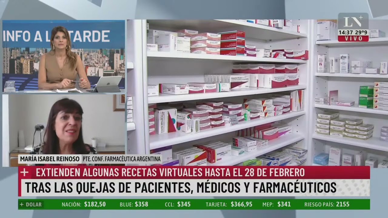 Recetas virtuales: ser&aacute;n validas hasta febrero solo para pacientes con enfermedades cr&oacute;nicas