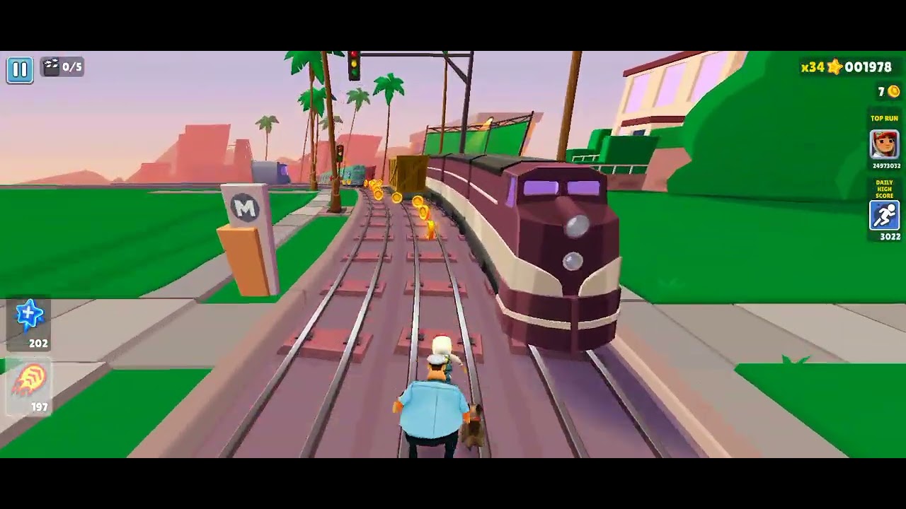 Subway surfers holywood Gameplay 