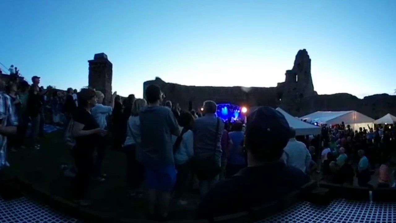 Saga ... Drumsolo Live @ Burgsommer Neuleiningen 360 Grad Video
