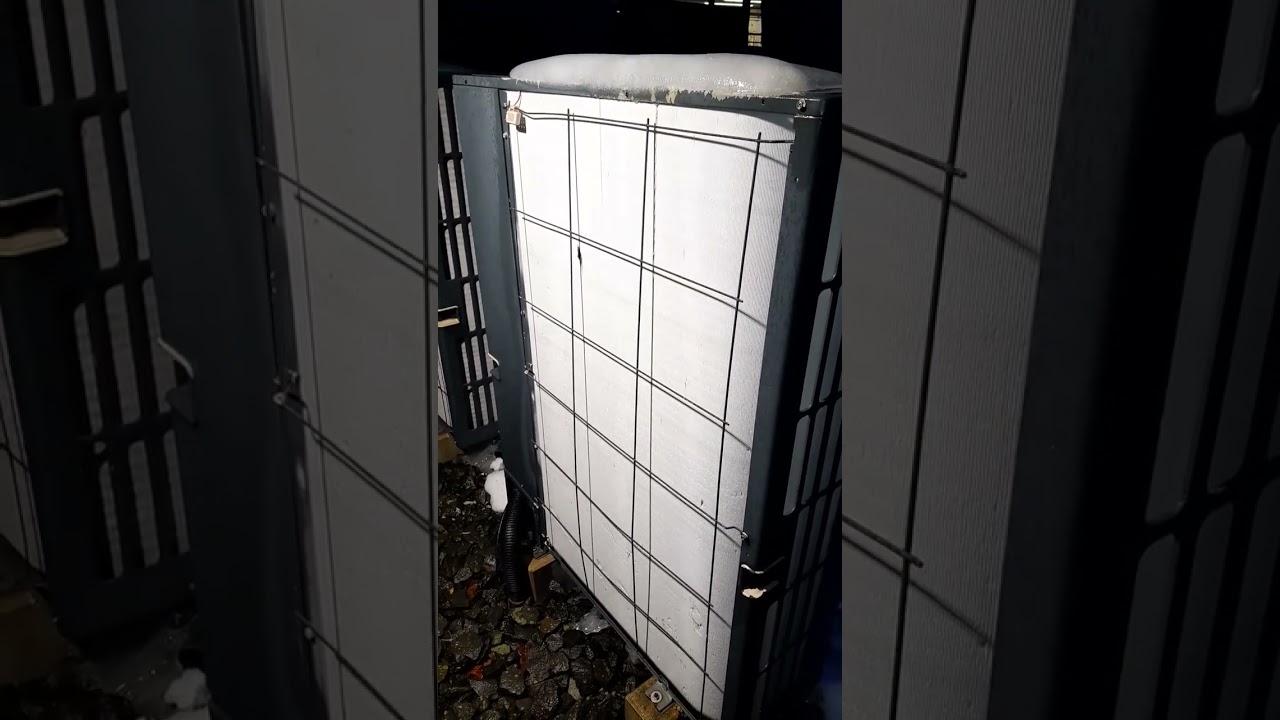 W&auml;rmepumpe vereist oder bereift, darf das sein? muss das sein?
