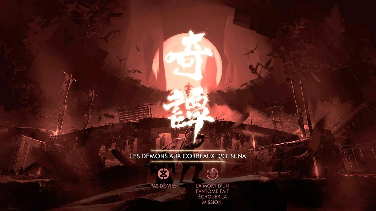 SPEEDRUN GHOST OF TSUSHIMA HISTOIRE CAUCHEMAR - LES DÉMON AUX CORBEAU D'OTSUNA EN 2:32 SCORE 944.800