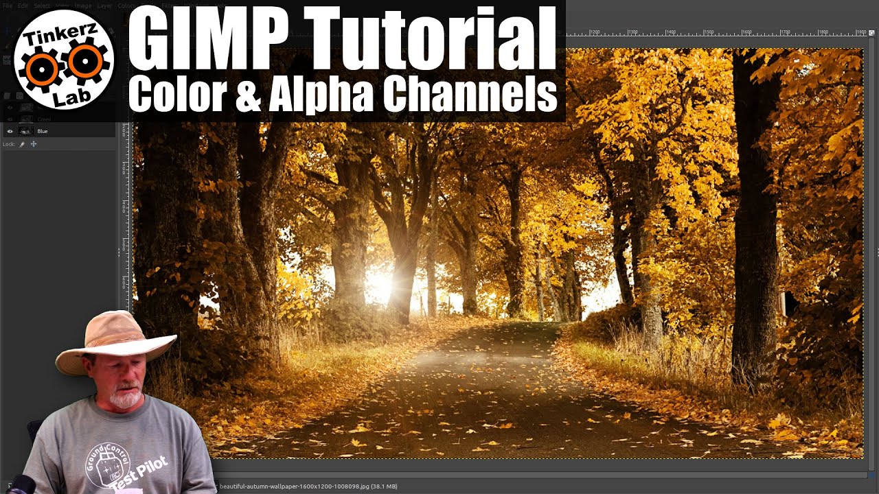 Color & Alpha Channels Intro - GIMP Beginner Tutorial