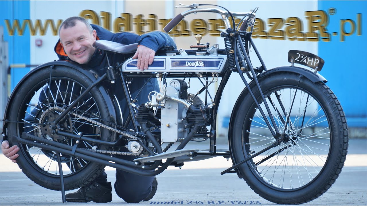 OldtimerbazaR ~ Douglas 2¾ H.P. TS/23 - opowiada Piotr Kawałek