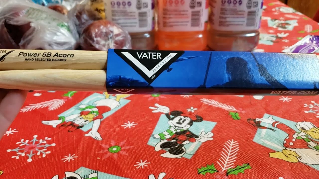 Unboxing: Vater American Hickory Drumsticks - Power 5B - Wood Tip