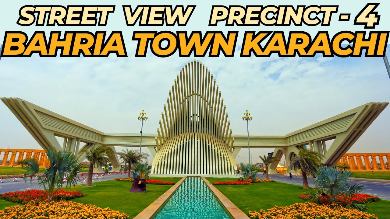 Street Tour Of Precinct 4 - 500 Yards Plots & Villas | Bahria Town Karachi | Bahria Property Network