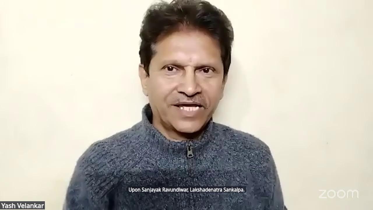 Zoom Meeting invitation - Yash Velankar's Zoom Meeting