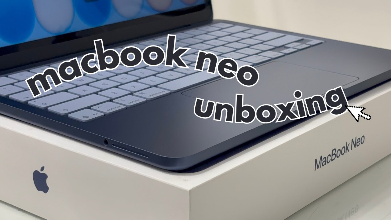 MacBook Neo [распаковка]  (индиго, 256 ГБ) | Эстетическая настройка и первый взгляд | Доступная ...