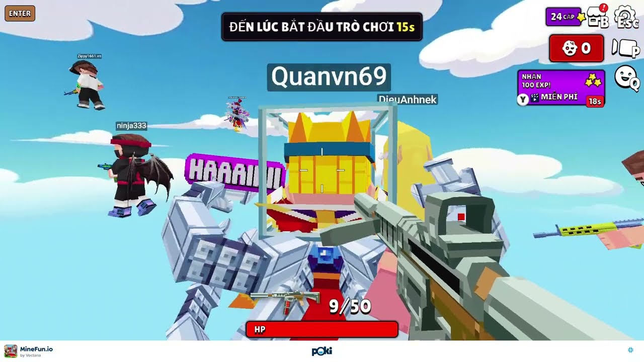MineFun.io Infection(Nhiễm) - Có hacker!!!!!!!