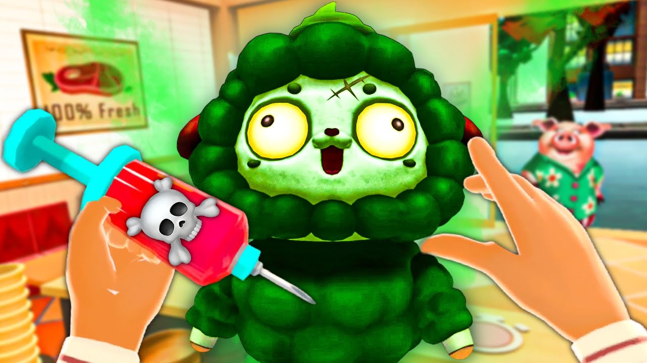 КОТ ЗАРАЗИЛ ЗОМБИ ВИРУСОМ КЛИЕНТОВ СВОЕЙ ЕДОЙ - Cooking Clash VR