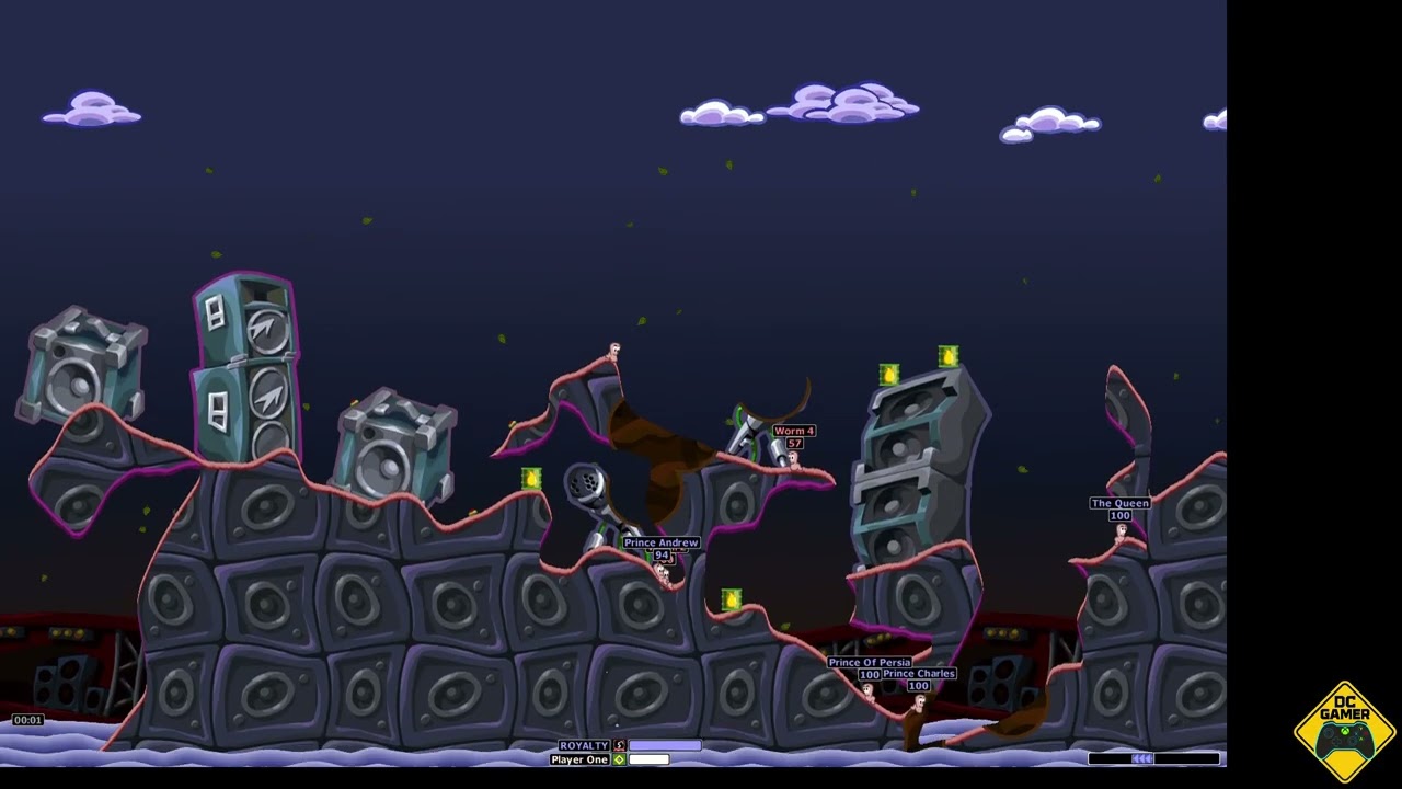 Worms Armageddon (1999) - gameplay (4K 60fps) - PC