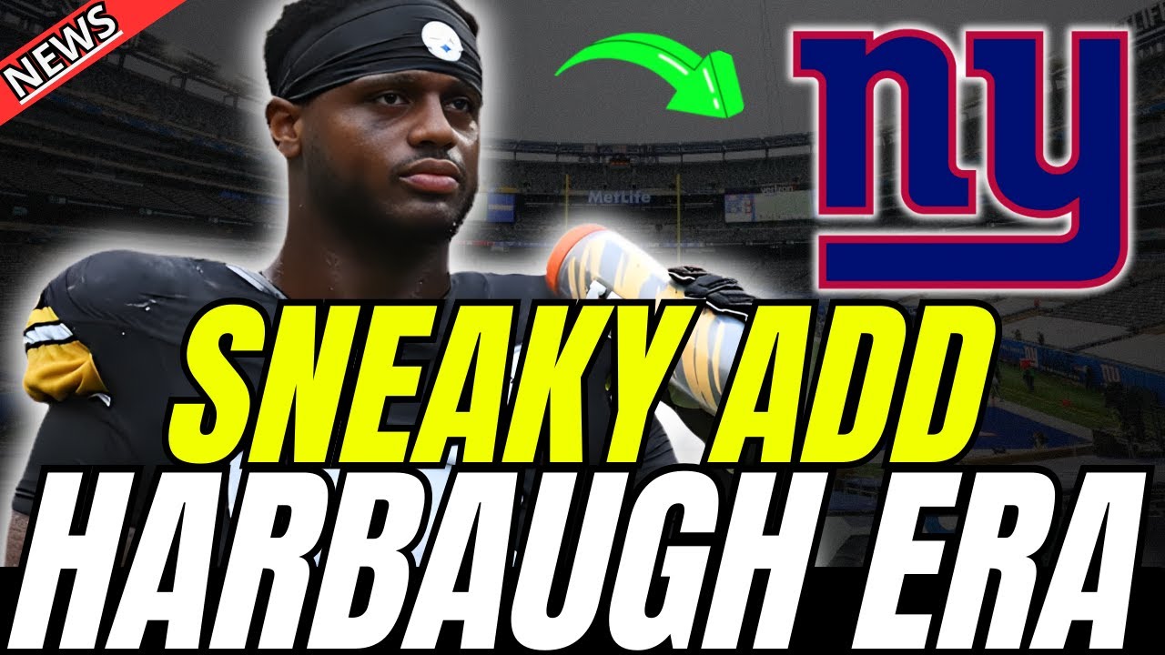 🚨😱 Giants Sign Former Steelers Pick Right After Harbaugh Arrival! NEW YORK GIANTS NEWS TODAY