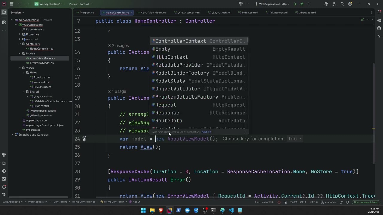 Part #5 - ASP Net Core MVC  Passing Data to Views | Tagalog Tutorial