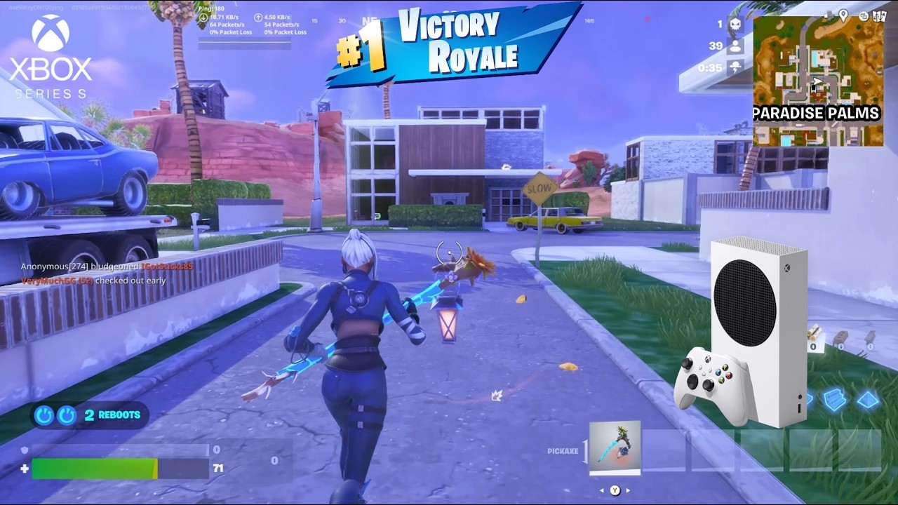 Xbox Series S Fortnite Reload controller Gameplay 🎮(4K 120FPS)