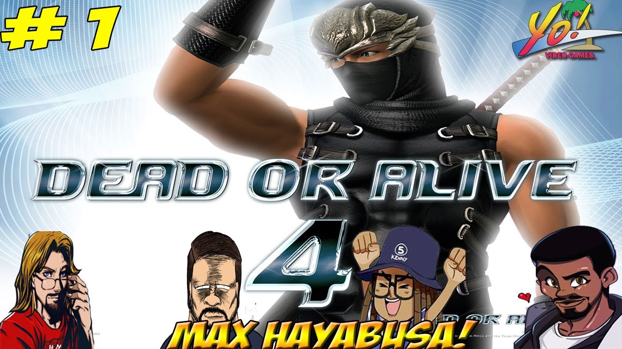XBOX 360: Dead or Alive 4! Part 1 Max Hayabusa! - YoVideogames