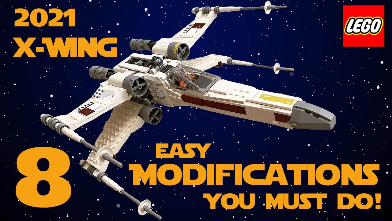 Lego 2021 X-Wing modifications!