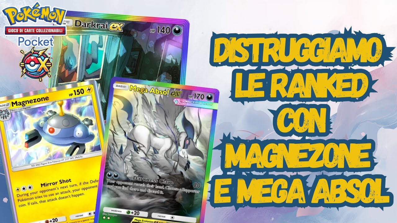 Magnezone Mega Absol dominano le ranked. Pokemon TCG Pocket