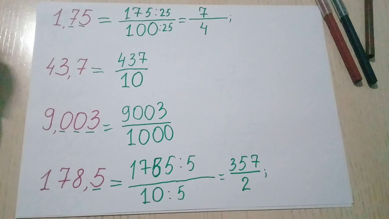 Ондук бөлчөктөр