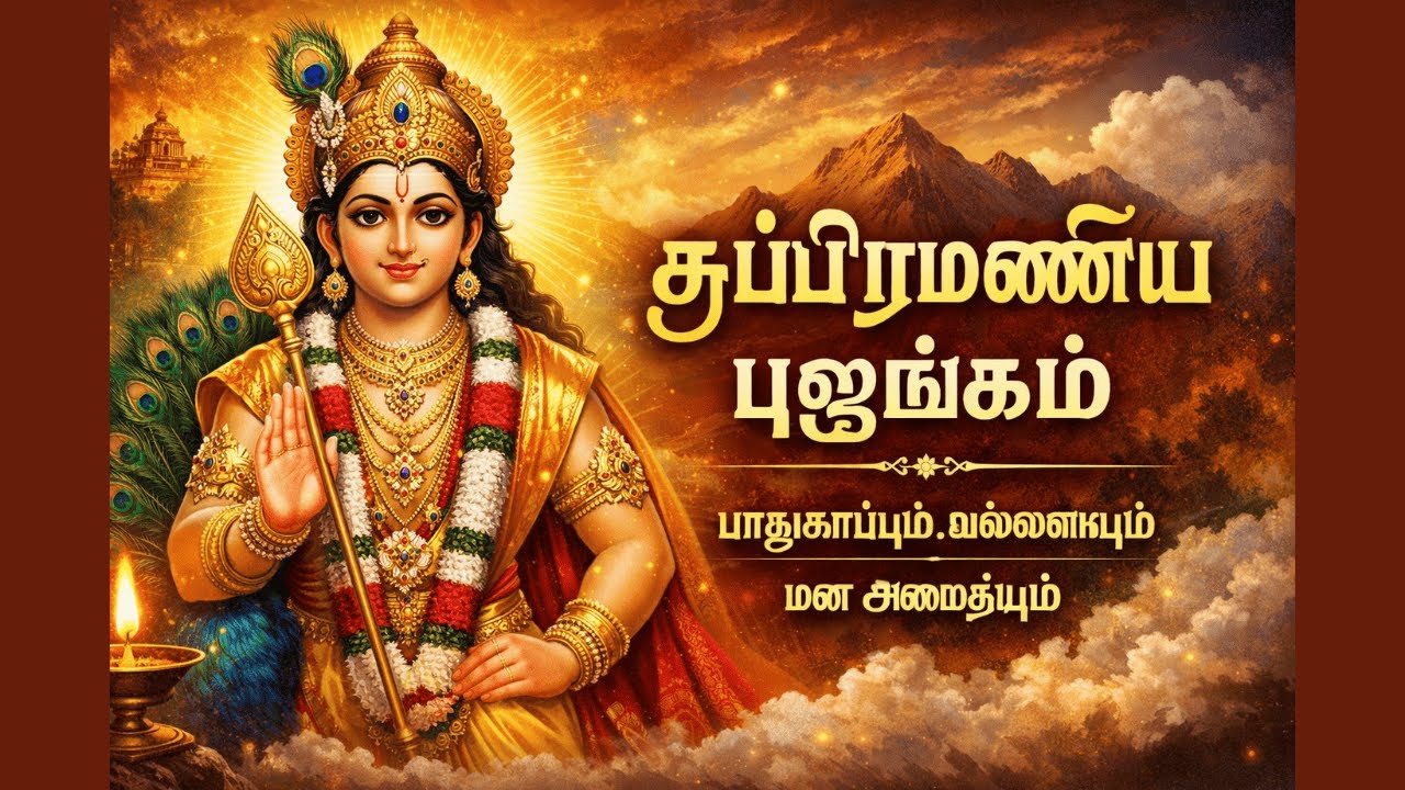 சுப்ரமண்ய புஜங்கம் | பாதுகாப்பு, துணிவு மற்றும் உள் அமைதிக்கான சக்திவாய்ந்த பக்திப் பாடல்