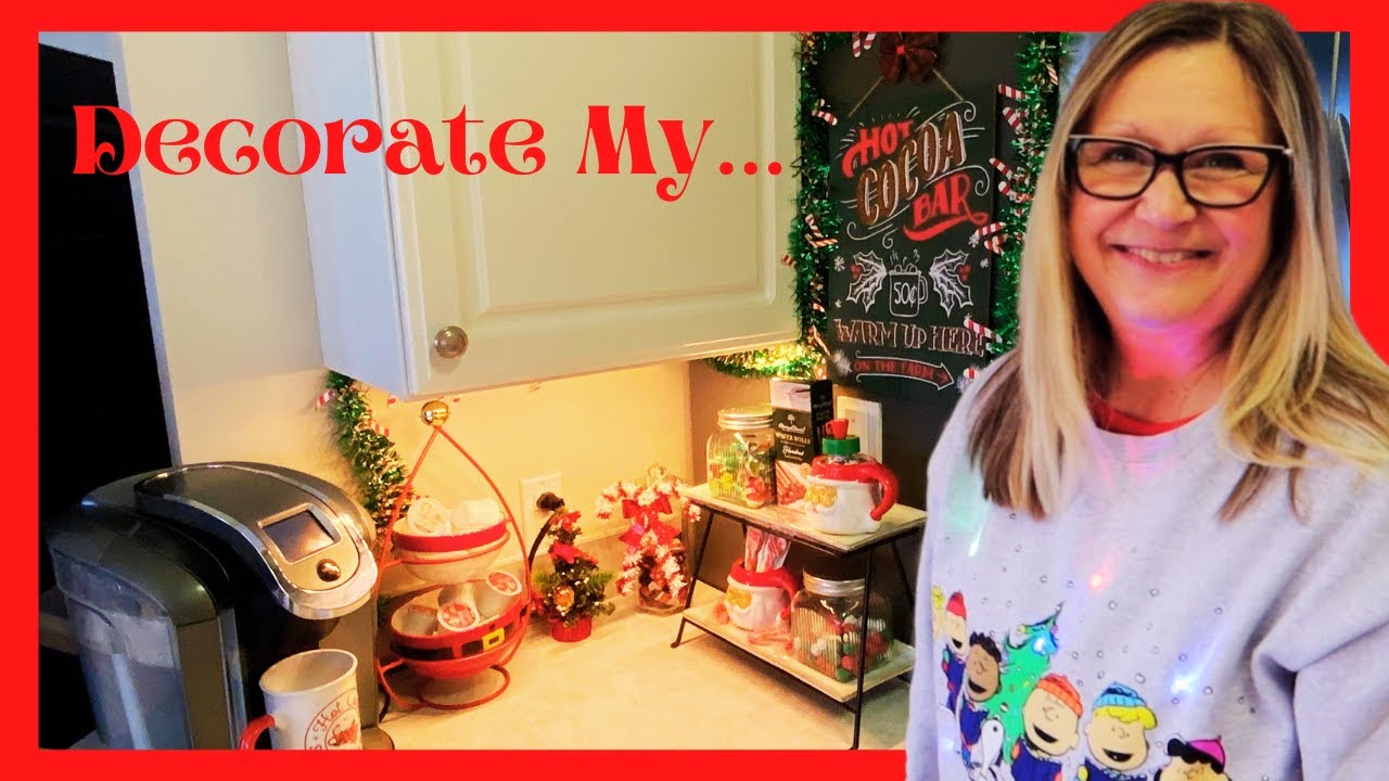 Decorate My Coffee / Hot Cocoa Station for Christmas! December 1 2022