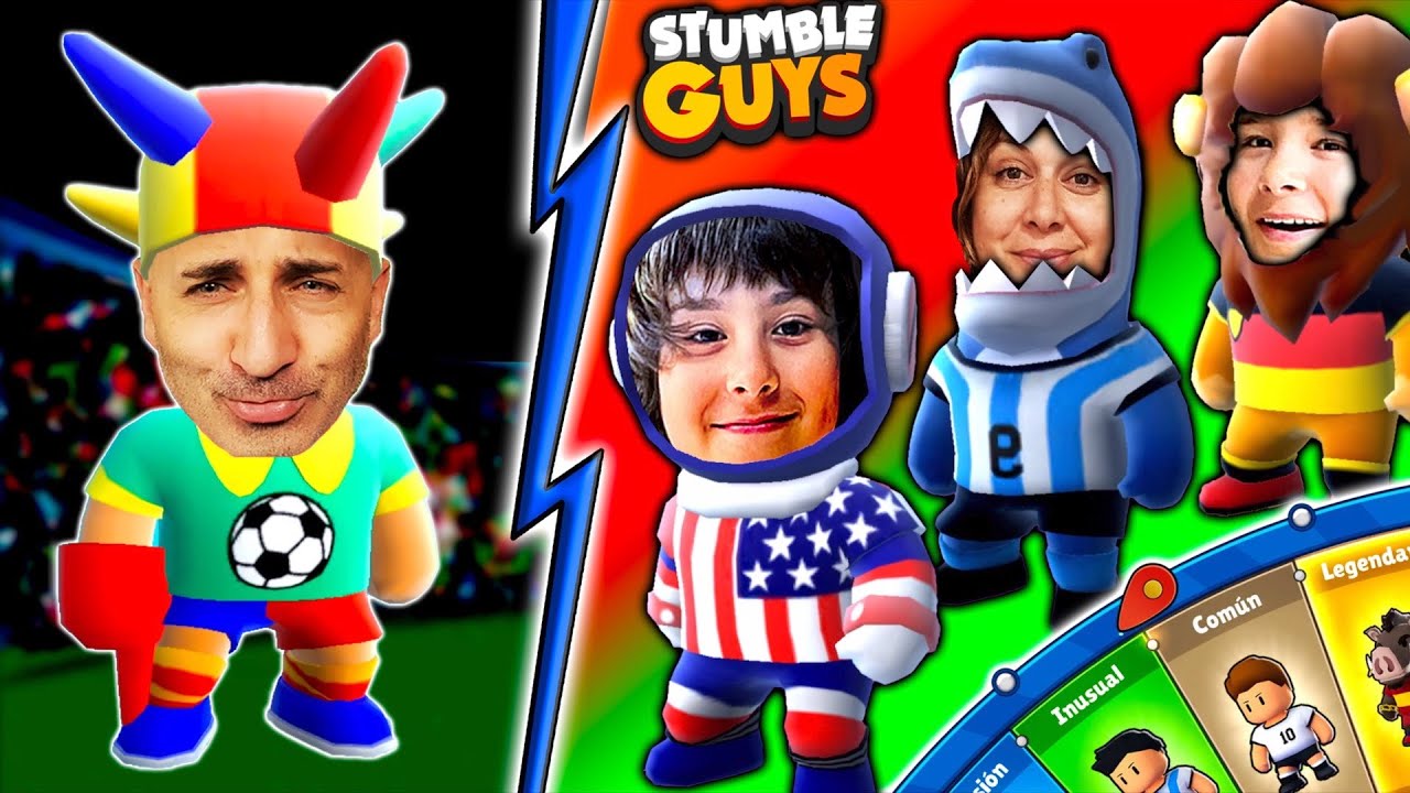 Super FAN  vs.  Futboleros!! Los Polo en Stumble Guys