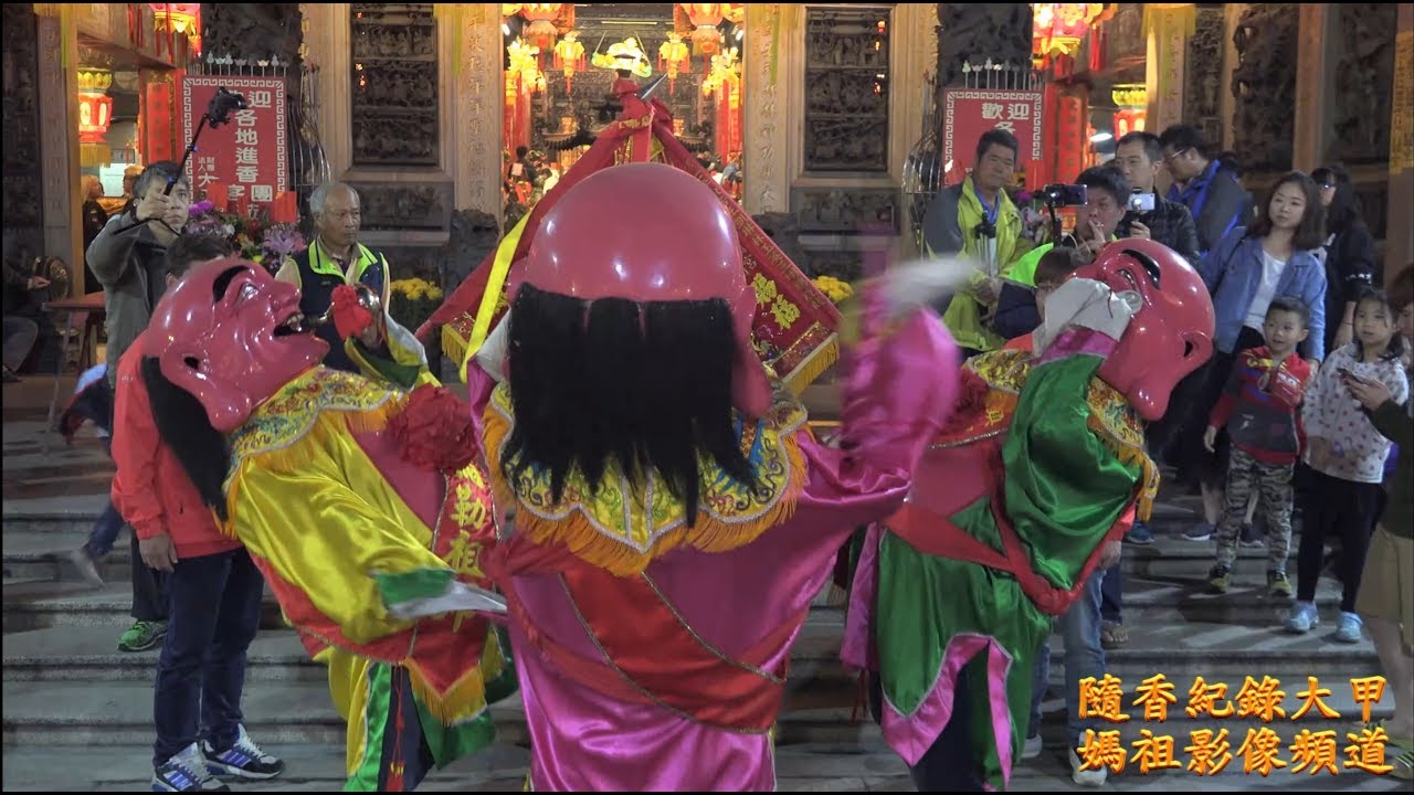 20190301 大甲鎮瀾宮彌勒團團練練習及入廟參禮片段