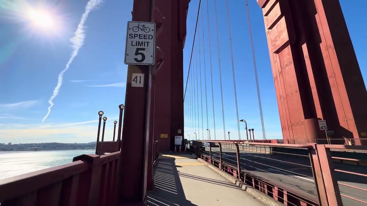 Beautiful day for a walk on the Golden Gate Bridge 