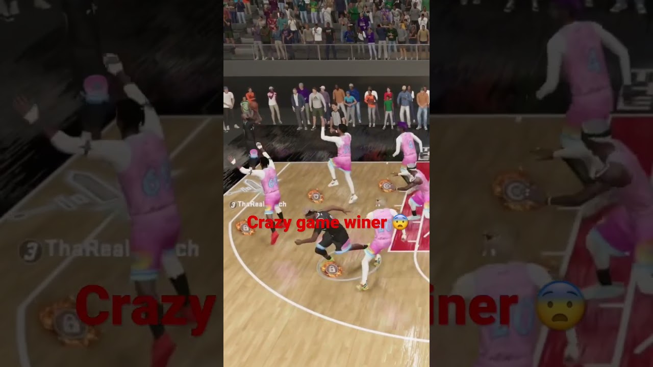 2k23 crazy game winner, ￼shot 😨😱 #foryou #viral #nba #2k23 #memes #recommended