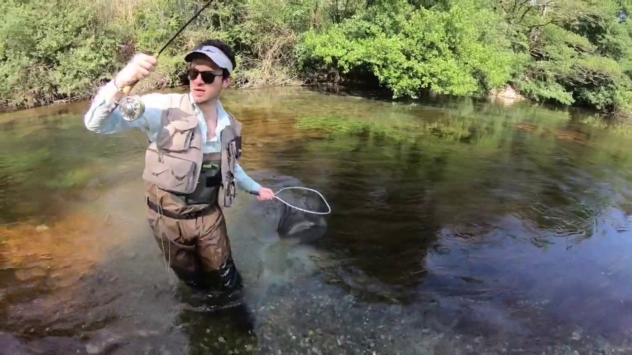Pêche à la mouche - Ombre en nymphe à vue sur la Sorgue